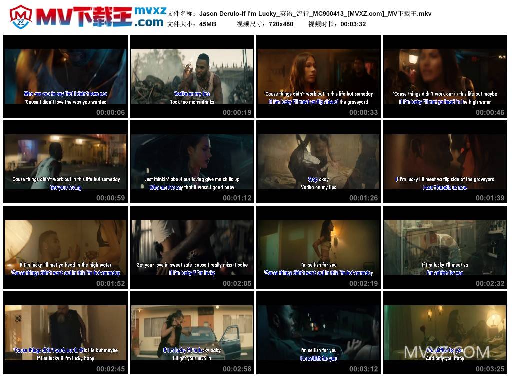 Jason Derulo-If I'm Lucky_英语_流行_MC900413